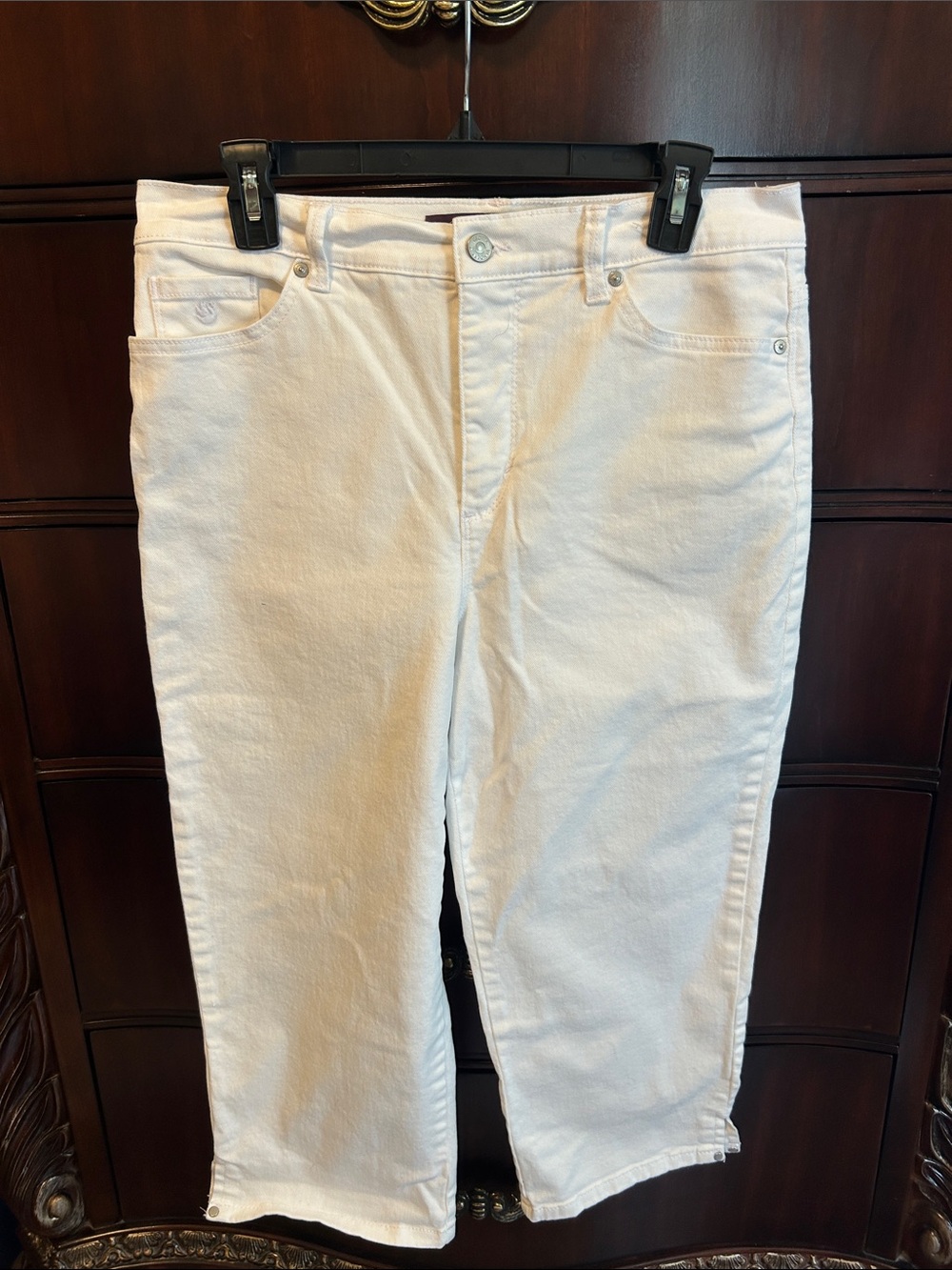 Gloria Vanderbilt White Straight-Leg Men's Jeans